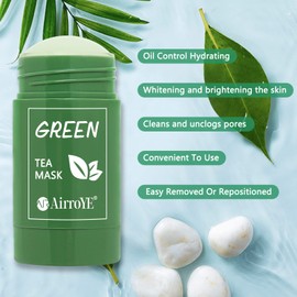 AirroYE Green Tea Stick Mask(2 Pcs)- Green Tea Mask(2 Pcs) - Natural Ingredients,Deep Cleaning,Oil Control & Hydrating,Effective For All Skin Types (2 pack)