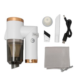 Cordless Handheld Vacuum 90 Degrees Foldable 9000Pa Washable Portable Vacuum with LED Light for Household Car White