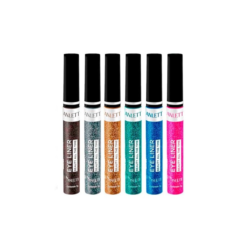 Kit delineador Anlett con 6 piezas #5 multicolor cont. Por