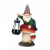 Accent Plus HOME GARDEN FANTASY DECOR GNOME ON MUSHROOM SOLAR