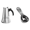 London Sip Stainless Steel Stovetop Espresso Maker Moka Pot and