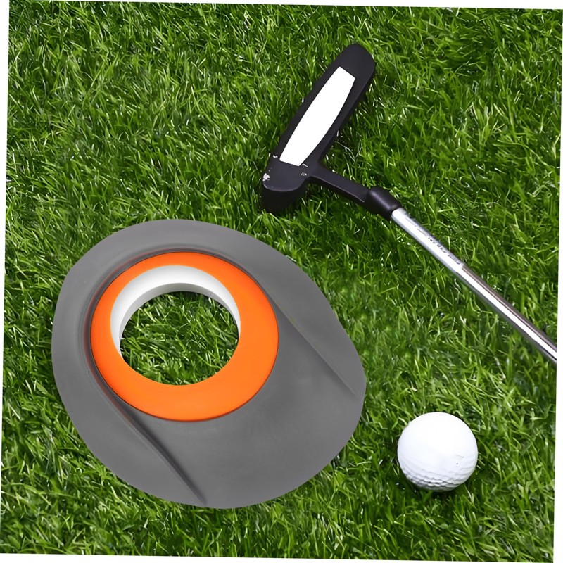 Kisangel 2pcs Enhance Your Golf Skills Indoor Golf Putting Cup