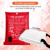 Emergency Fire Blanket, 1.5 x 1.5 m Fire Blanket for