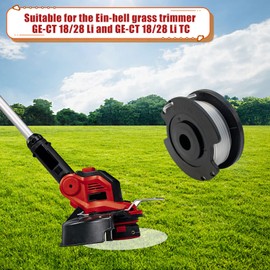 YWNYT Replacement thread spool for EIN-hell GE-CT 18/28 Li, 4.9 m x 1.6 mm grass trimmer accessories, suitable for EIN-hell cordless grass trimmer GE-CT 18/28 Li and GE-CT 18/28 Li TC