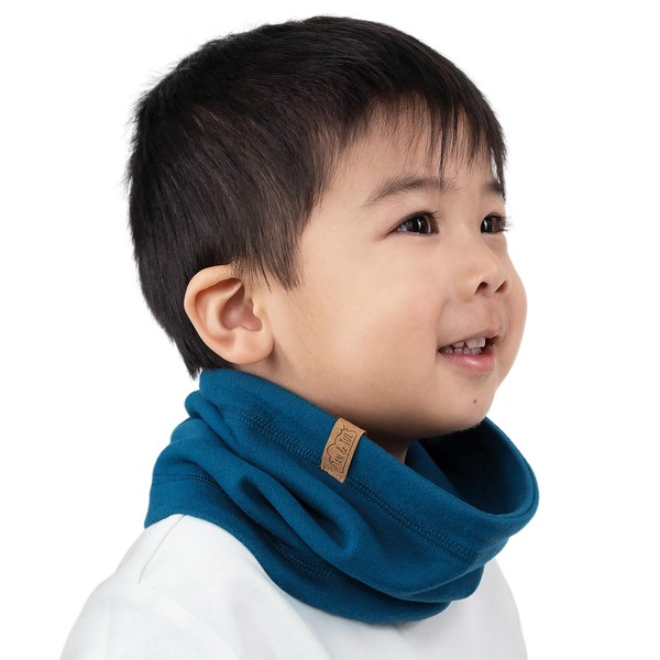 Jan & Jul Kids Thermal Neck Warmer (Deep Blue, Size: