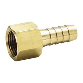 Flowbal Internal Thread Hose Nipple Brass GHNF-0207 1/4x7