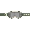 Scott Fury LS MX Goggle Cross/MTB Goggle Khaki Green/Beige/Light Sensitive