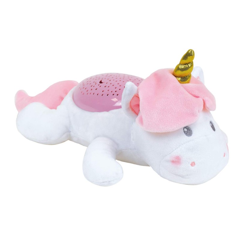 Jemini 023961 Unicorn Plush Toy Night Light Music +/-31 cm,