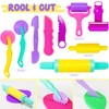 Jiosdo Playdough Tools and Cutters, 40 Pcs Play Dough Tools
