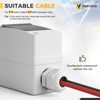 YQBYJING Solar Panel Disconnect Switch 63 Amp DC AC Miniature