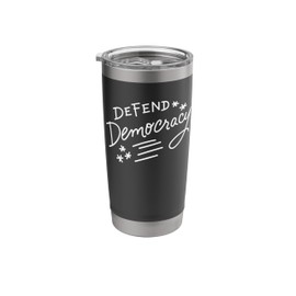 Defend Democracy Stainless Steel Insulated Tumbler
