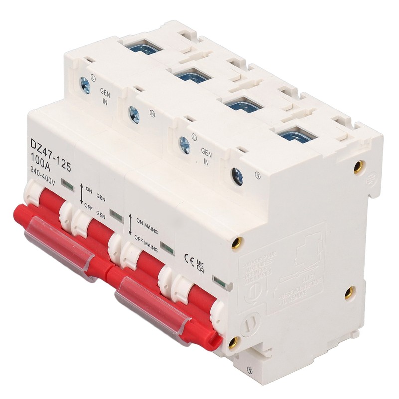 Circuit Breaker Interlock Dual Power Changeover Switch 100A AC 240‑400V