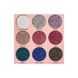Profusion Cosmetics 20th Anniversary Pressed Glitter Palette (Silver)