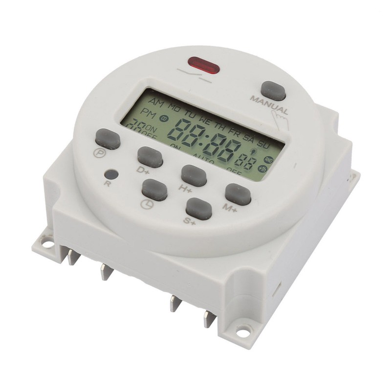 Small Type 7 Days Programmable Digital Displayed Timer Switch 1S~168h