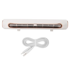Clip On Computer Fan 3 Speed Gears Adjust Wind Angle USB Monitor Cooling Fan for Office Use White