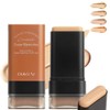 (Time-saving Makeup) LiangNiShi Foundation Stick with Brush, High Cover, Natural