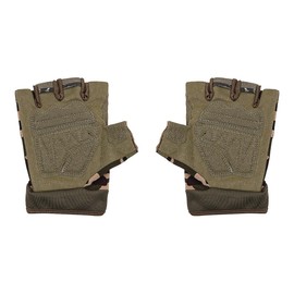 Alnicov Mens Non-slip Gloves Half Finger Breathable Padded Motorcycle Gloves for Cycling Hiking Climbing Outdoor Sports(9.5-10in)