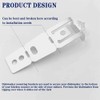 2pcs Dishwasher Mounting Bracket,WD01X27759 Dishwasher Countertop Mounting Bracket,Compatible with General