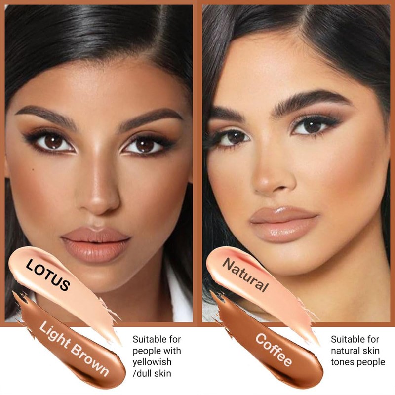 Lilbitty 4 Colours Contour Pencil Makeup Set Concealer Stick Cream