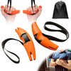1 Pair of Fitness Grips, Rowing Handle with Adjustable Resistance