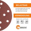 Velcro Sandpaper 150 mm Diameter, Sanding Discs-Velcro, Eccentric Grinder, 15