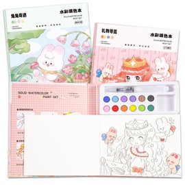 NAESM Paint with Water Coloring Books for Kids Ages, Watercolor Painting Sets for Kids Ages 3-8, Arts and Crafts Drawing Activities Birthday Gift for Girls Boys Travel Supplies