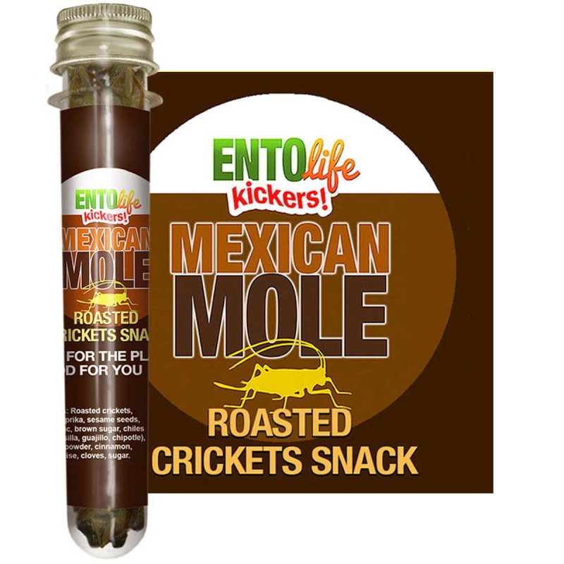 Undisclosed Mini-Kickers Set: Spicy Flavored Roasted Cricket Snack | Edible