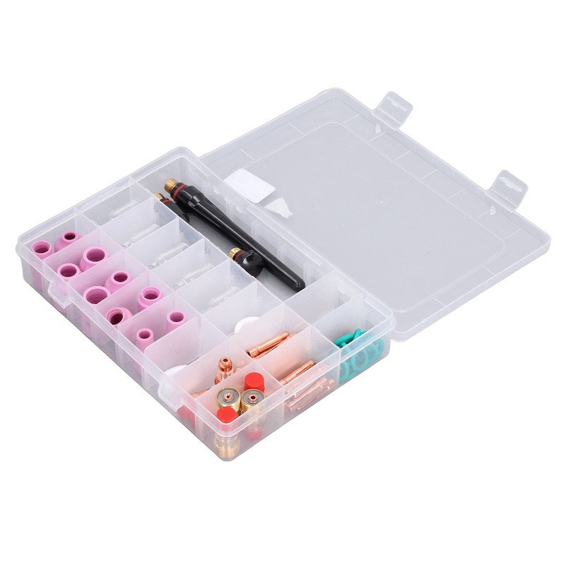 TIG Welding Torch Accessories Glass Cups Gas Lens Chuck Alumina