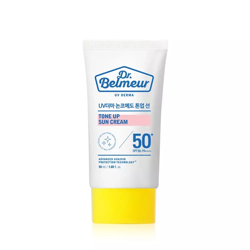 Dr. Belmeur 닥터벨머 UV더마 논코메도 톤업 선크림 50ml Dr. Belmeur