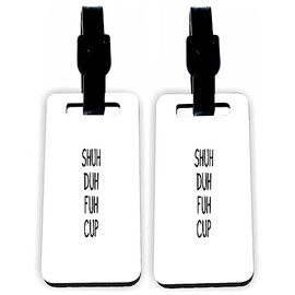 Sam Sandor-My Retirement Plan - Masonite Luggage Identifier Tags with Straps (x8)