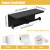 Double Toilet Paper Holder, Stainless Steel Tissue Paper Holder with