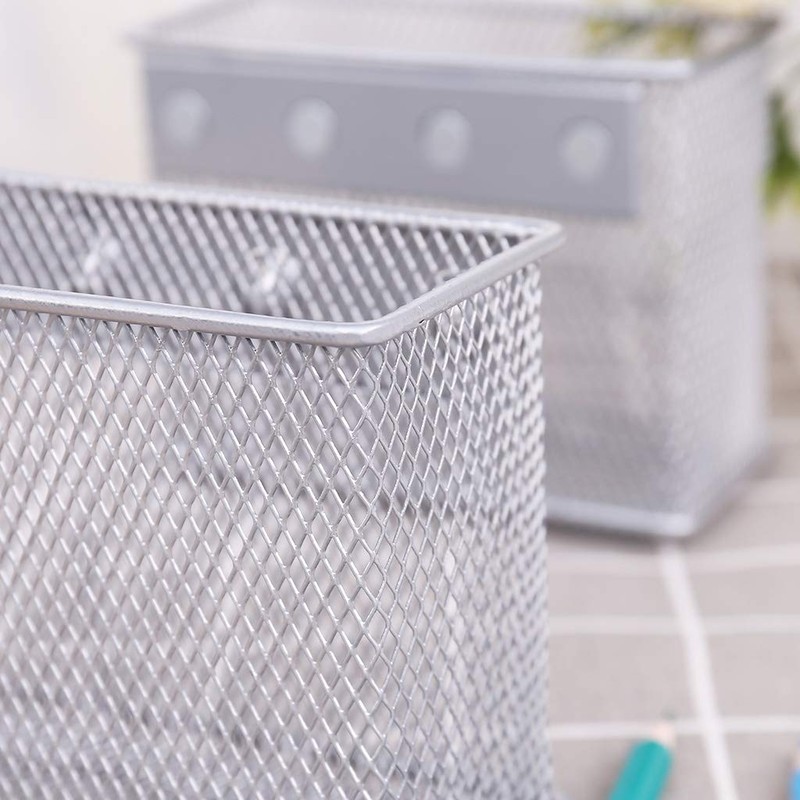 Zeizafa Refrigerator Wire Magnetic Basket Storage Box Pen Makeup