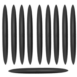 Car Side Door Edge Guards Protector, 10 PCS Anti-Collision Sticker for Auto Door Bumper Edge, Electrostatic Eliminating Strip with Airbag, Universal for All Vehicles (K24-079A-Black)