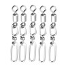 Spotlip 5pcs Fishing Swivels Snaps Corrosion Resistant Swivels Saltwater Fishing