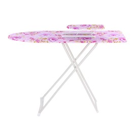 Worparsen Ironing Board for Home Laundry Room or Dormitory Use,Full-Size Foldable Ironing Board,Foldable Household Ironing Board,Extended Ironing Board Outside with Heat-Resistant Cover (Purple New)