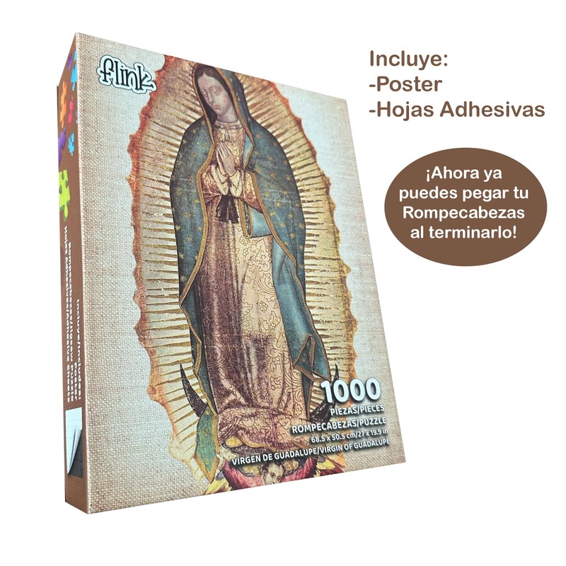 FLINK Rompecabezas Virgen de Guadalupe 1000 Piezas