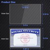 6 Pack Card Protector Social Security, Medicare, Credit & Driver's