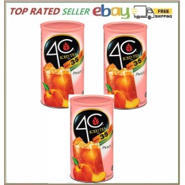 4C 3 Pack - 4C 35 QT Peach Iced Tea Mix (82.6 oz.)