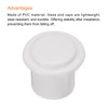 sourcing map PVC Tube Covers Internal Plug Pipe Inner 16mm