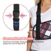 Fotgok Plaid Arm Sling for Shoulder Injury with Adjustable Buckle,
