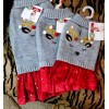Pet Sweater Dress Reindeer Winter Christmas xs sm med new
