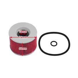 MOACCE Motorcycle Oil Filter Oil Element Compatible Model Kawasaki ZX1000 NINJA ZX-10 1988-1990/ZZR1100 1990-2001 ZZR1200 1200 2002-2005/ZRX1100 1996 -2000 / ZRX1200R for 2007-2008 and other vehicles
