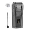 All-in-One Torch Lighter Adjustable Windproof 2 Jet Flame Lighters for