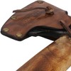 TOURBON Leaher Axe Head Sheath Protect Cover with Leather Adjustable