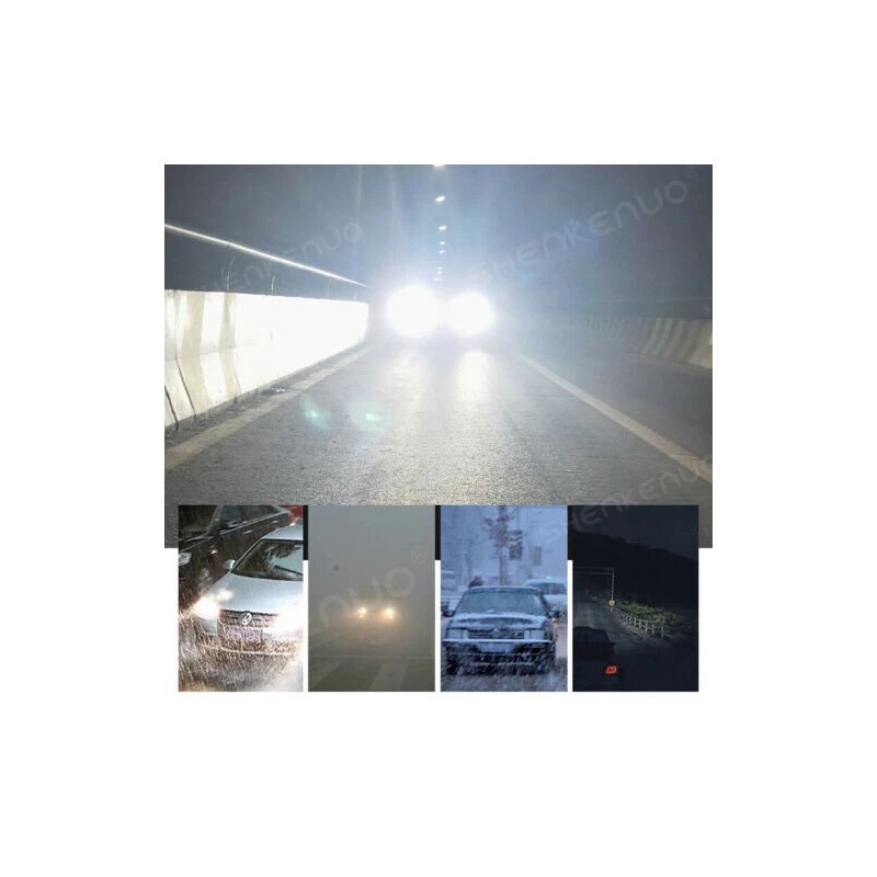 SHENKENUO For Peterbilt 579 389 Upgrade LED Combo Bulbs Headlight