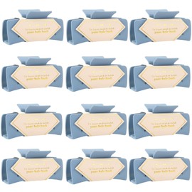 Bridesmaid Proposal Gifts 4.1inch 12pcs Square Hair Claw bachelorette party accessories Clips for Wedding Party Favors (Dusty blue)