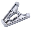 GSKMOTOR Car Distributor Clamp Chrome Billet Aluminum Distributor Clamp Hold