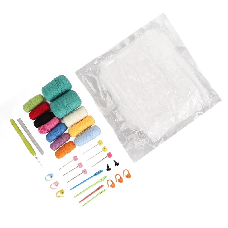 Beginner Crochet Kit DIY Innovative Fun Educational Dinosaur and Dinosaur