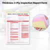 15-Pack Annual Vehicle Inspection Report Form, 3-Ply Carbonless Form and