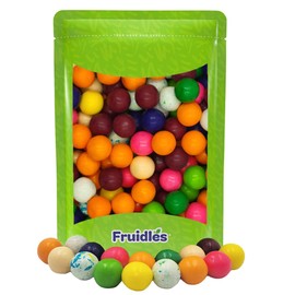 Fruidles Assorted Special Fruit Flavored Mix Gum Balls, Candy Buffet Treats, Machine Size Refills, Kosher Certified Parve, 1" Inch (2 Pounds)